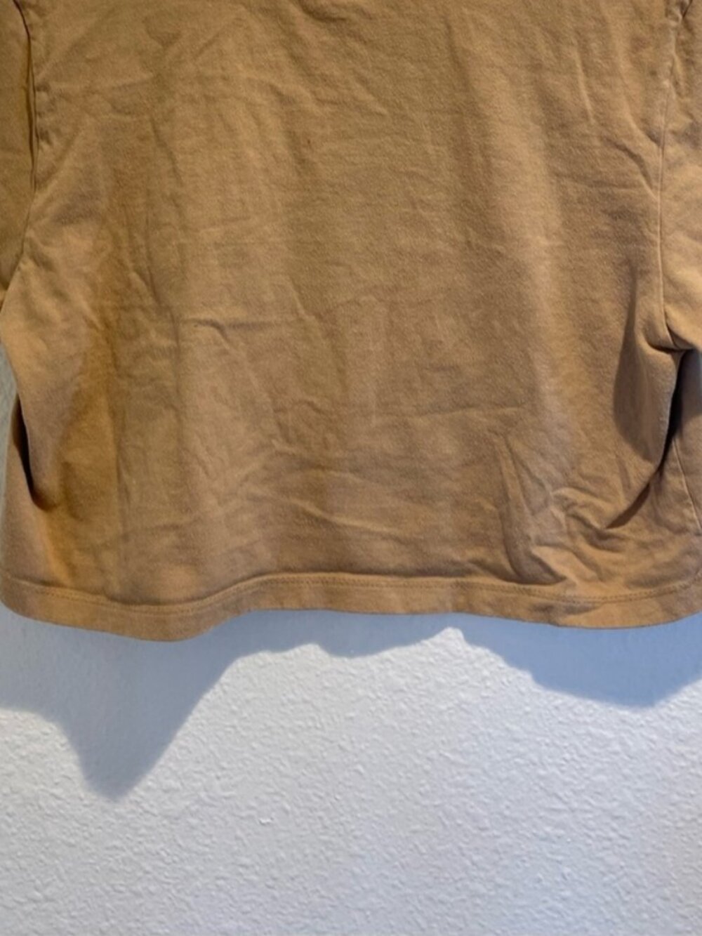 Tee Cropped Tan M - Picture 2 of 2